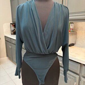 Forever 21 Contemporary Draped Bodysuit